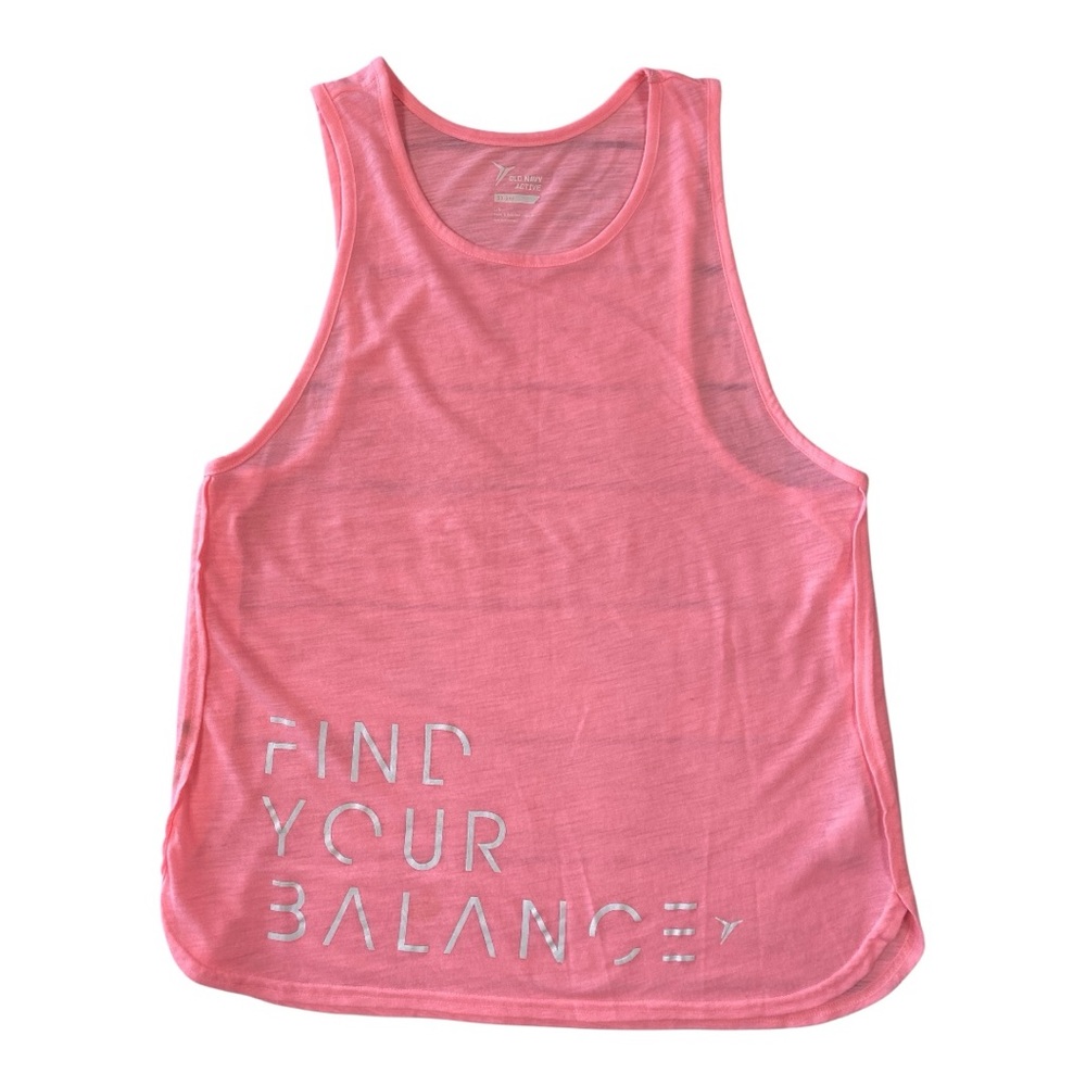 Old Navy Active Pink Go-Dry Tank Top